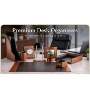 Leather Desk Organizer Set – Complete Leather Desk Organizer Set for Office Use